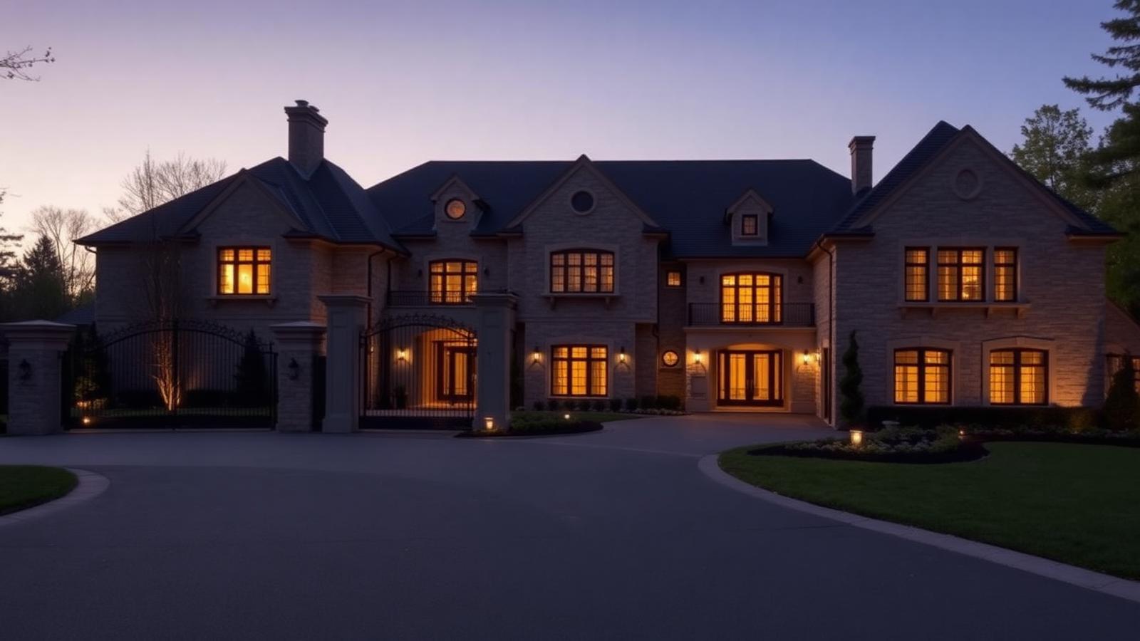 Residential estate security assessment for a Toronto-area private home.